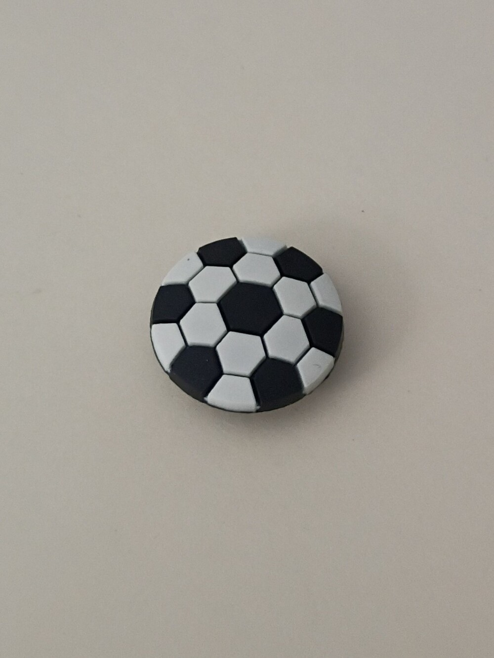 10 for $10 Jibbitz Croc Charm - Soccer Ball  Football Sports Black & White 6